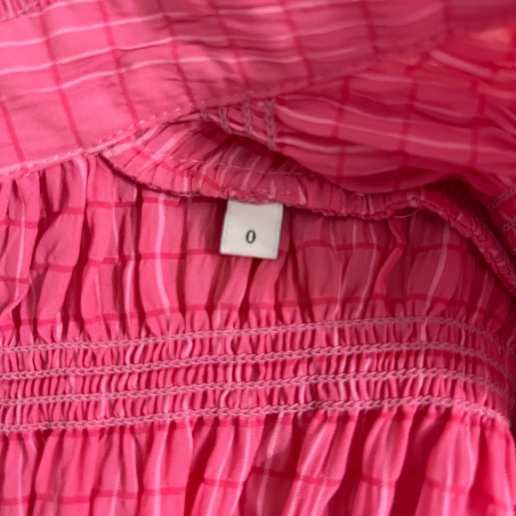 Sandro designer Smocked Cropped blouse, size 0/S - Picture 13 of 14